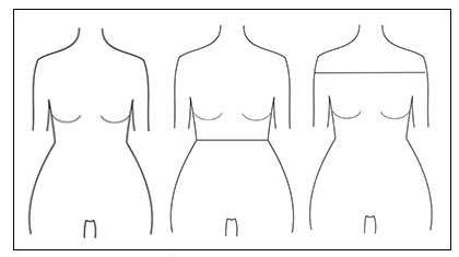 A Body Shape - Horizontal lines