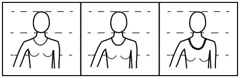 necklace scale body proportion