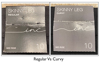 pant regular vs curvy