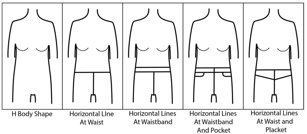 Horizontal Line Placement On Pants -- 1