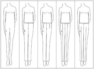 Vertical Line Placement On Pants -- 1