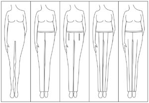 Vertical Line Placement O Body Shape