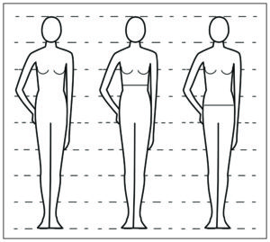 Horizontal Line Placement Short Waisted