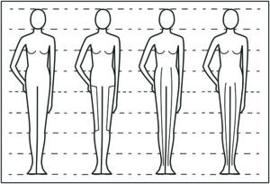 Vertical Line Placement Long Crotch to Knees