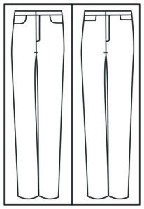 Design Line Shapes On Pants