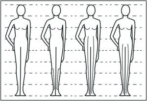 Vertical Line Placement Long Knee to Floor