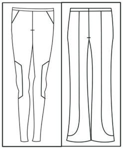 Shopping for pant design lines