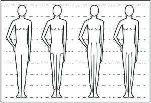 Vertical Line Placement Short Crotch to Floor