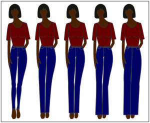 Create Visual Balance - S/X Body Shape