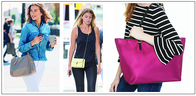 horizontal lines - handbags