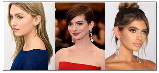 Vertical lines earrings