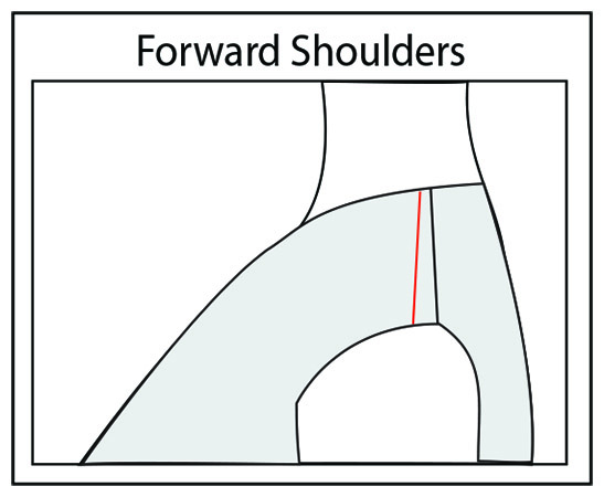 Blouse Fit -- Forward Shoulders