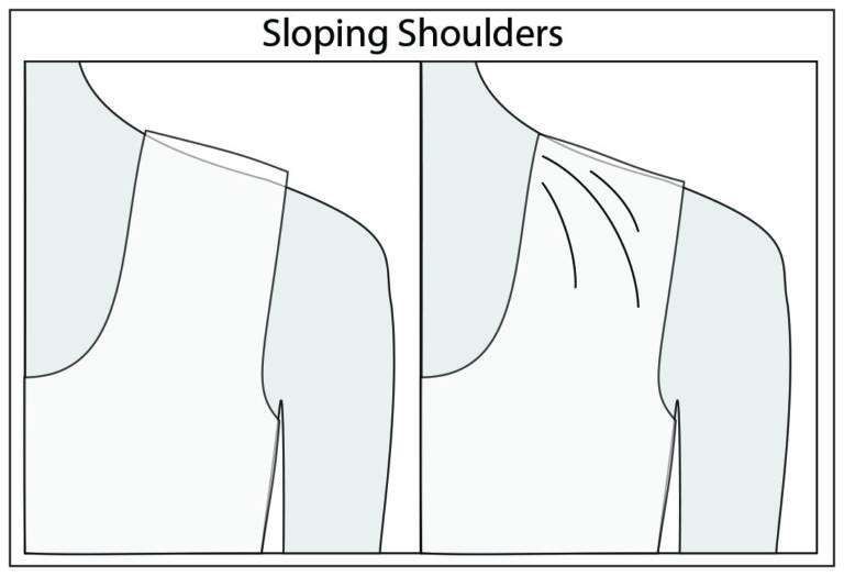 Blouse Fit -- Sloping Shoulders