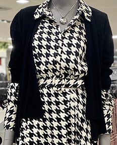 What To Wear -- Alfani Houndstooth Dress