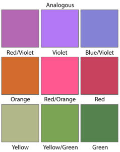 Analyze Color - Analogous Colors
