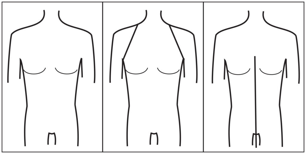 Analyze Design Lines - Body Shape Vertical Lines