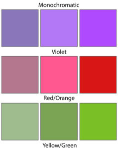 Analyze Color - Monochromatic Colors