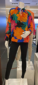 Analyze Design Lines -- Calvin Klein Blouse And Pants