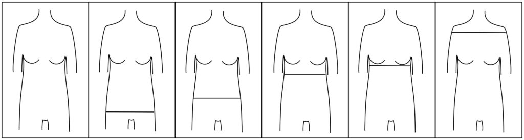 What To Wear - H Body Shape Horizontal Line Placement