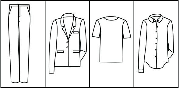 Angular Silhouette Clothes