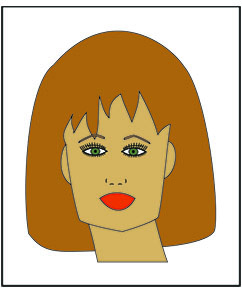 Color Skin, Hair & Eyes -- Grace