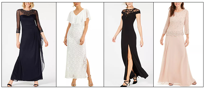 How To Find A Mother Of The Bride Dress -- Transitional Design Lines