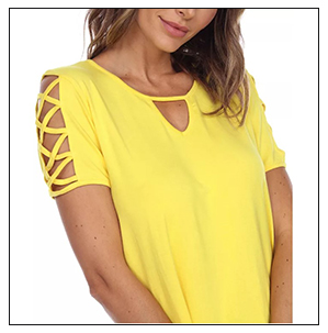 What To Wear For My Body Type -- Monica Top Vertical Lines