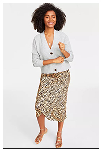 Fall 2023 Fashion Trends Button Cardigan -- H Body Shape